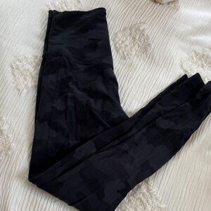 lululemon athletica Black Camo Leggings